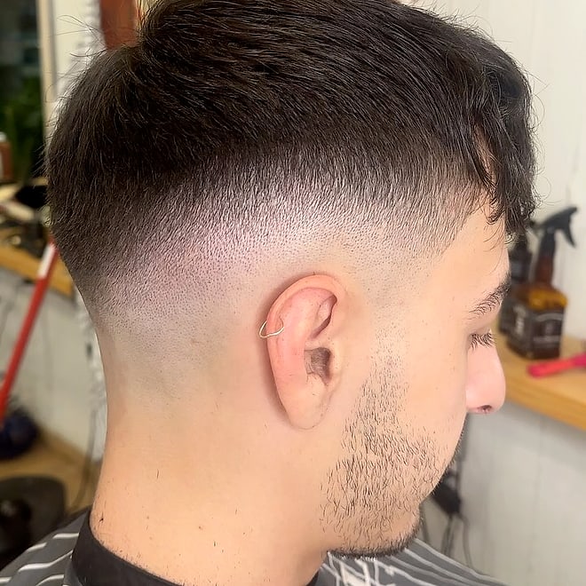 Drop fade στο The Barber Club